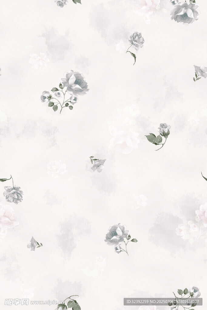 简约花卉图案背景