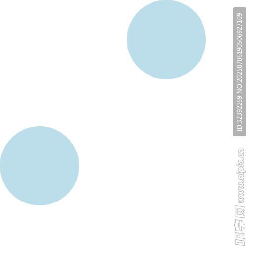 浅蓝色圆形图案