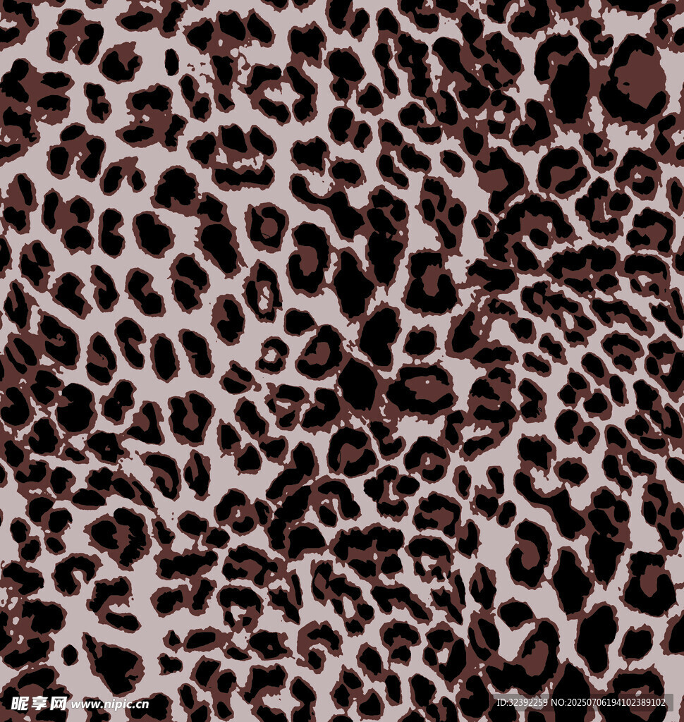 豹纹图案布料纹理