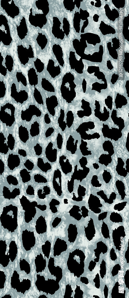 豹纹图案纹理背景