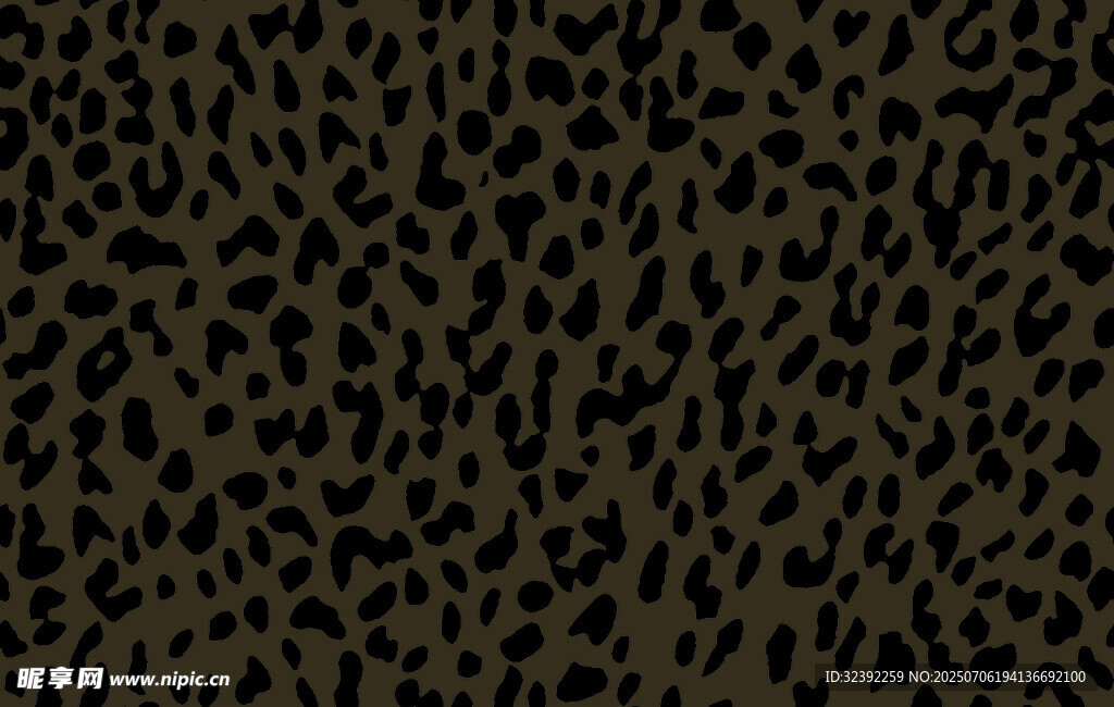 豹纹图案纹理背景