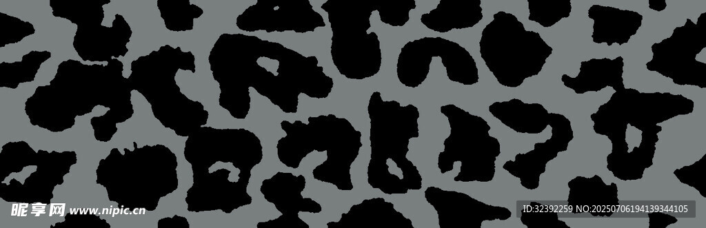 黑色豹纹图案纹理