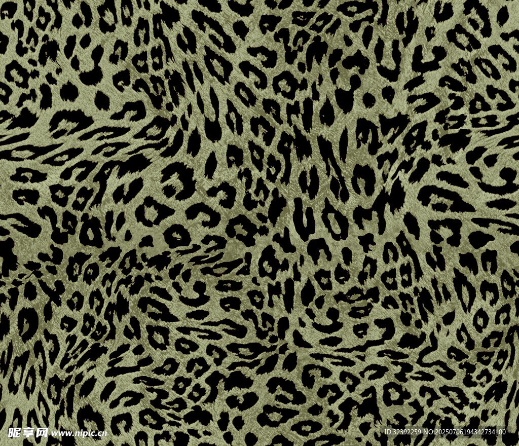 豹纹图案纹理背景图