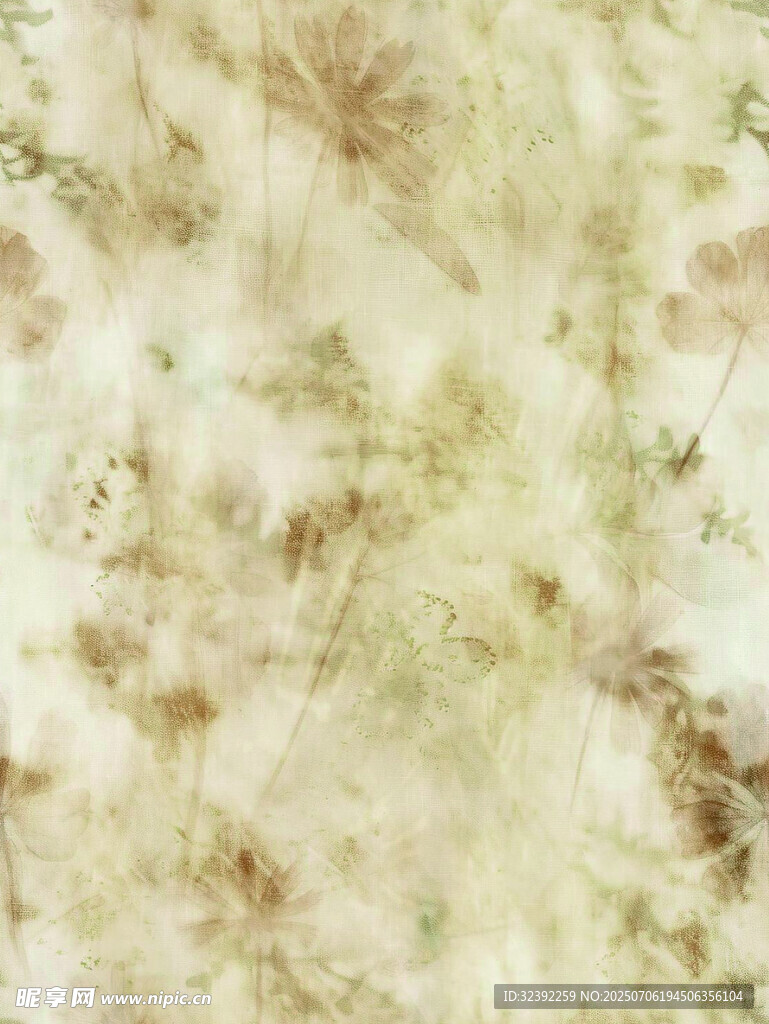 淡雅植物纹理背景图