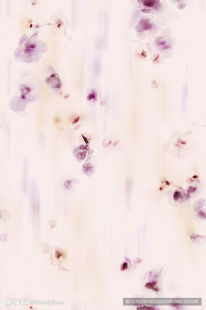 梦幻紫色花卉背景图