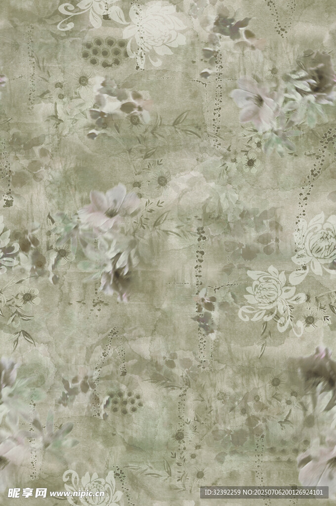 浅绿斑驳纹理背景图