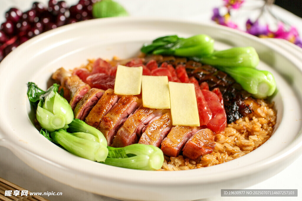 美味叉烧煲仔饭