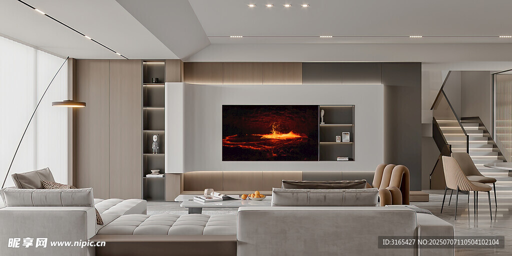 现代简约风客厅