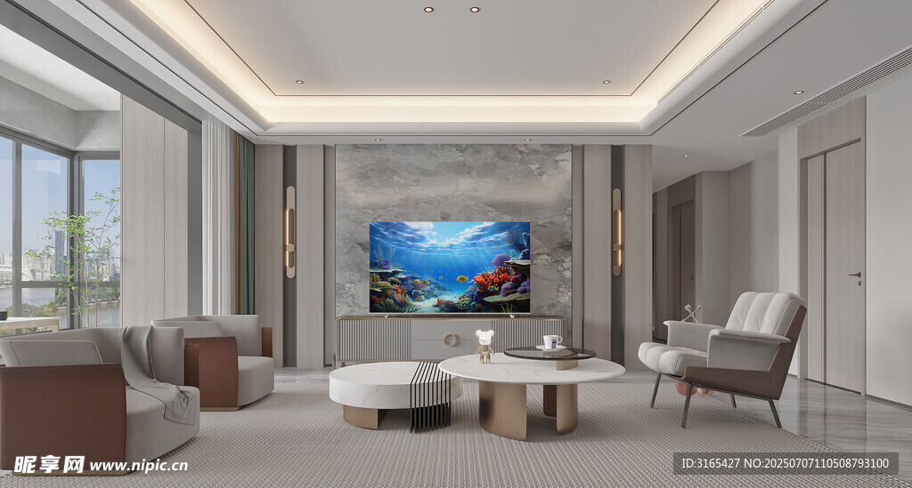 现代简约风客厅