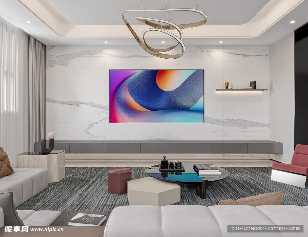 现代简约风客厅