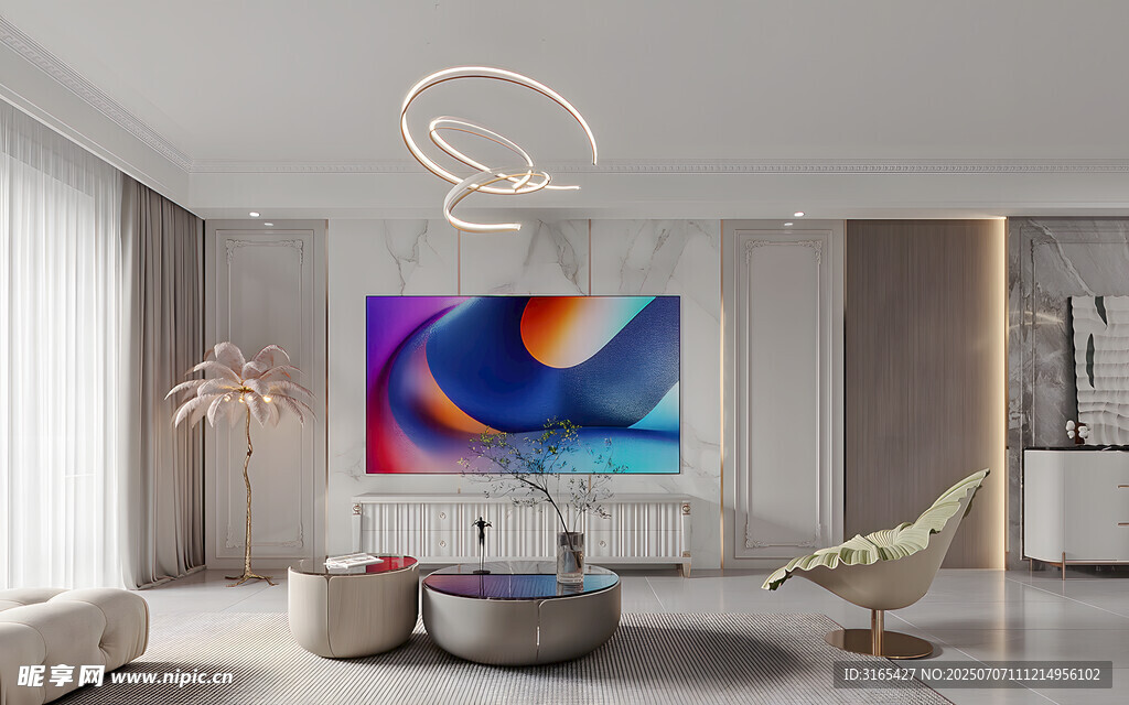 现代简约风客厅