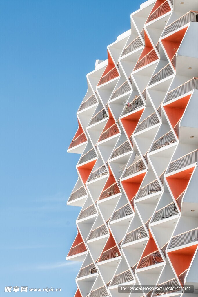 几何结构建筑外观