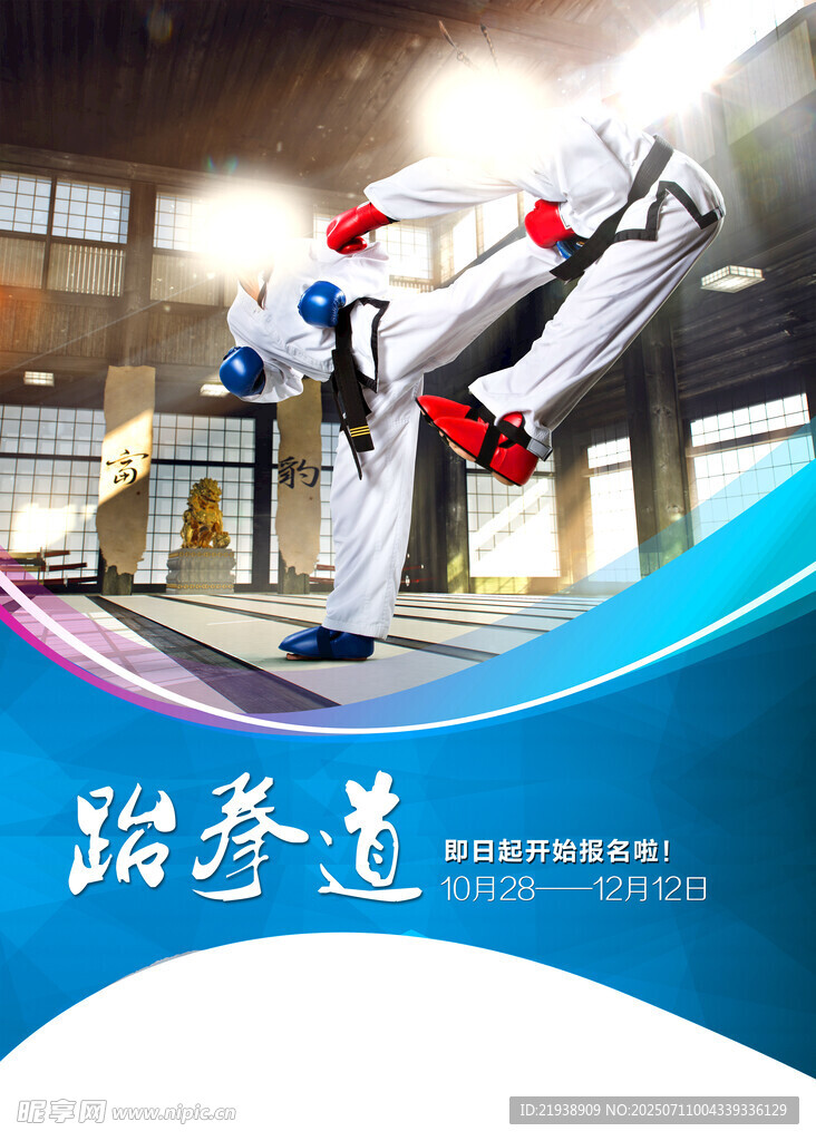 跆拳道海报