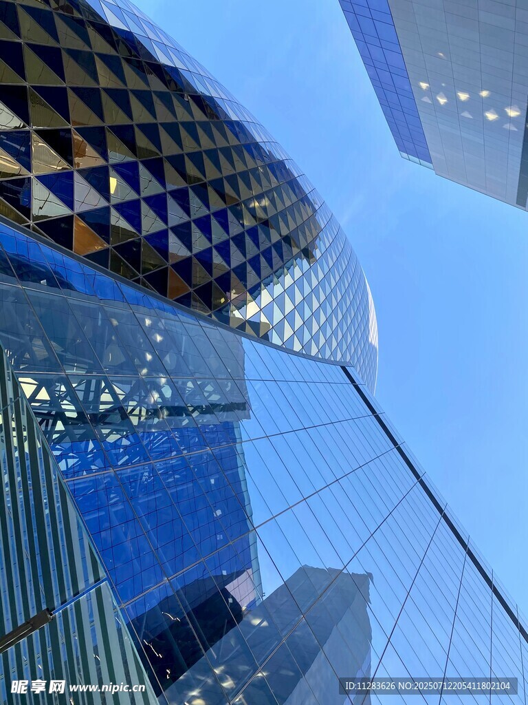 现代都市摩天大楼景观