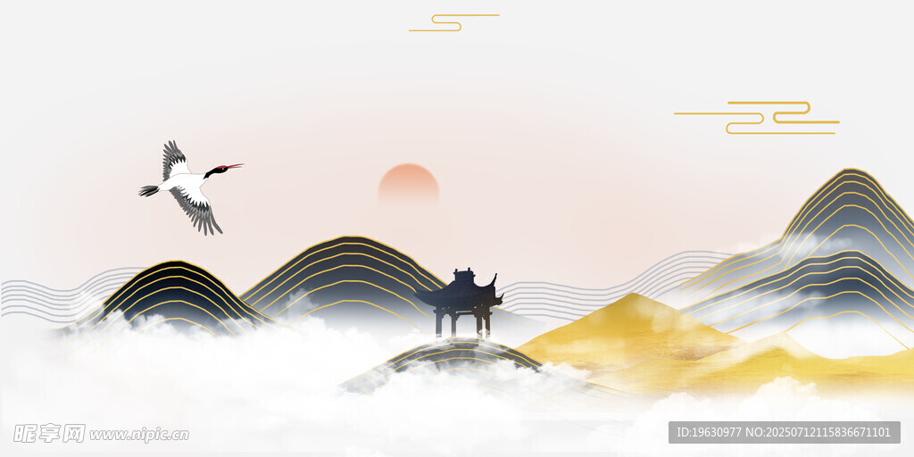 水墨山水间的诗意风景