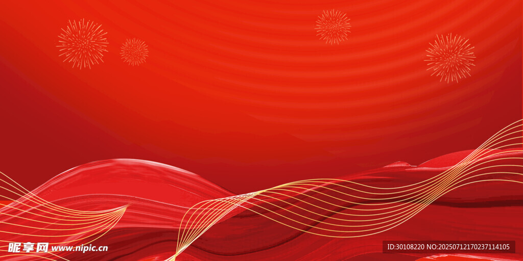 红色背景