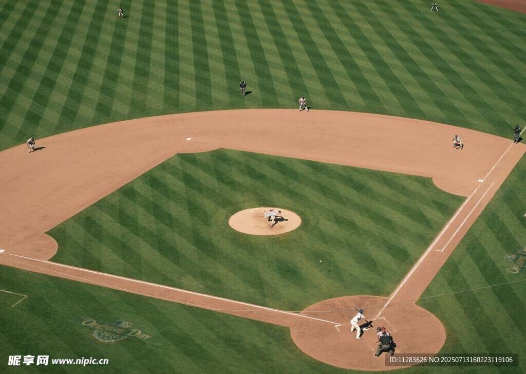 俯瞰棒球场