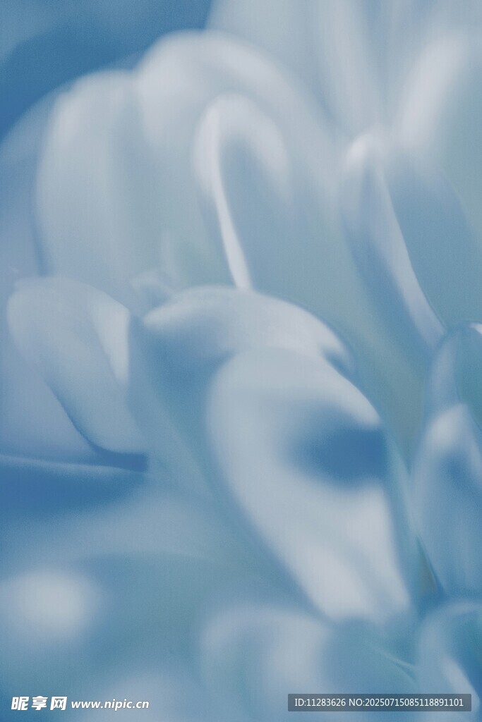 梦幻蓝白抽象流体纹理