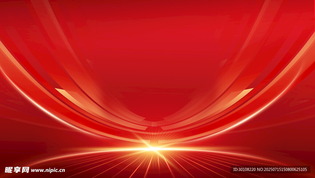 红色背景