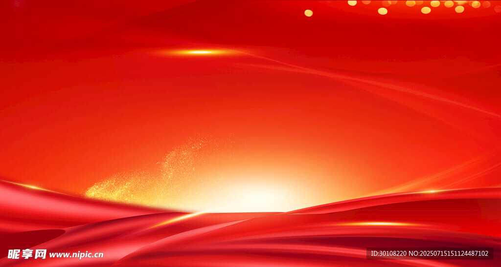 红色背景