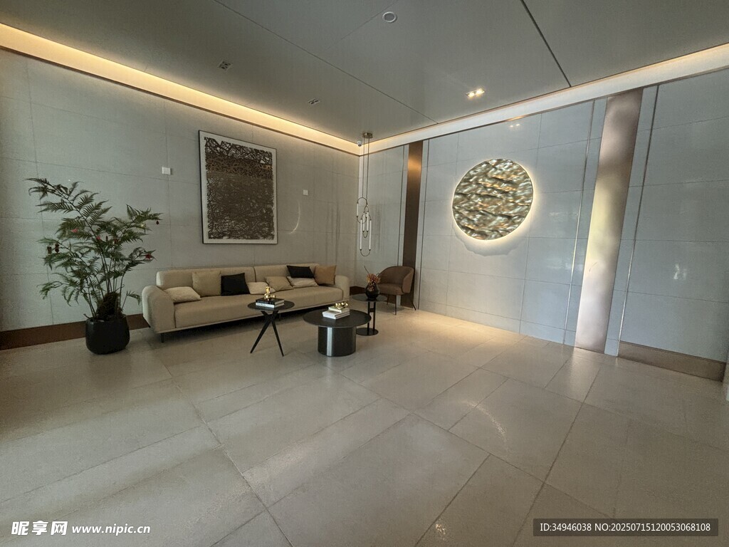 现代简约风格室内接待区