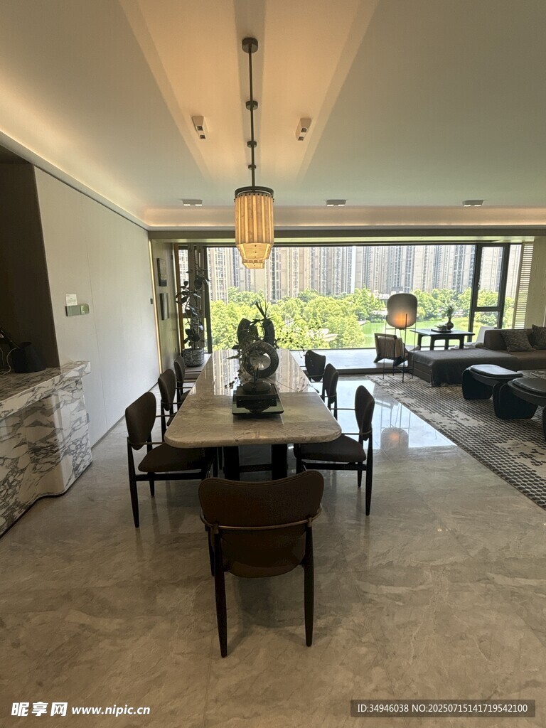 现代风格豪华客厅室内景