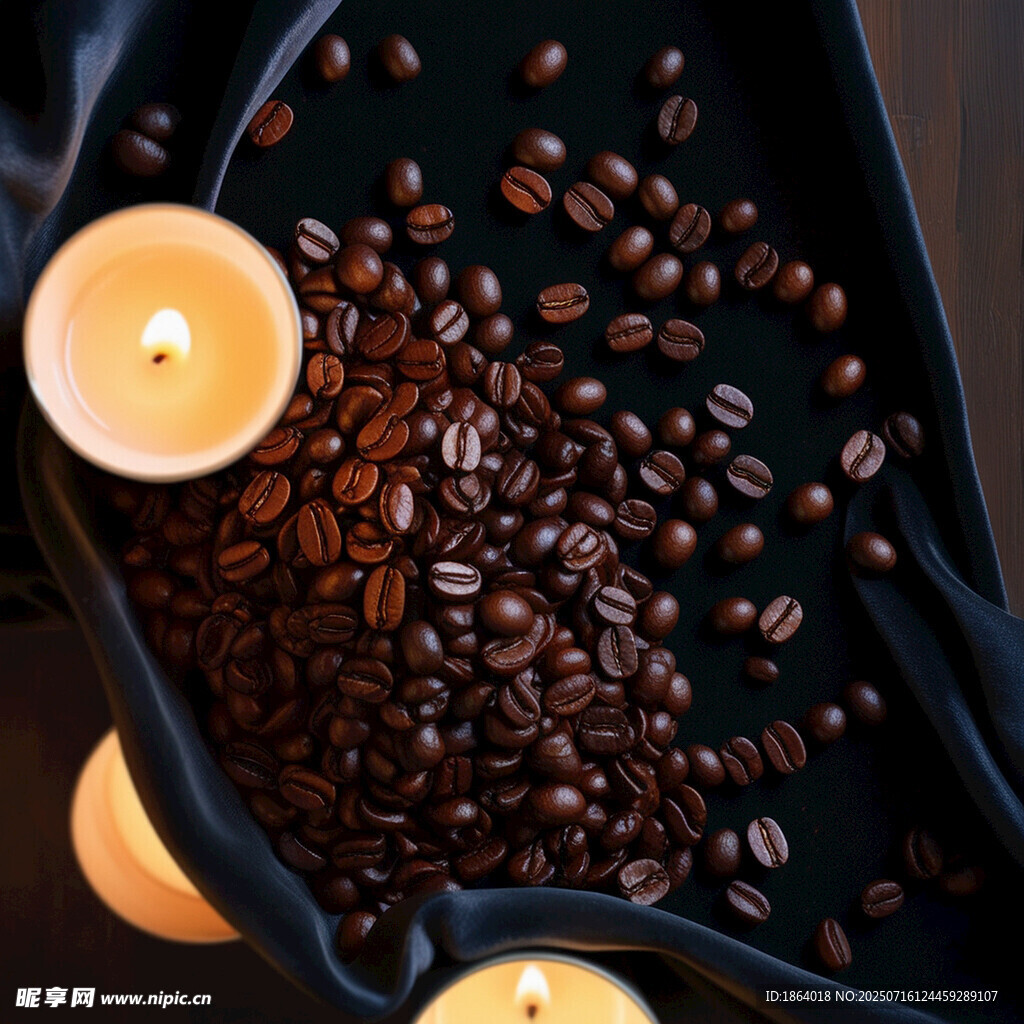 高清咖啡豆摄影