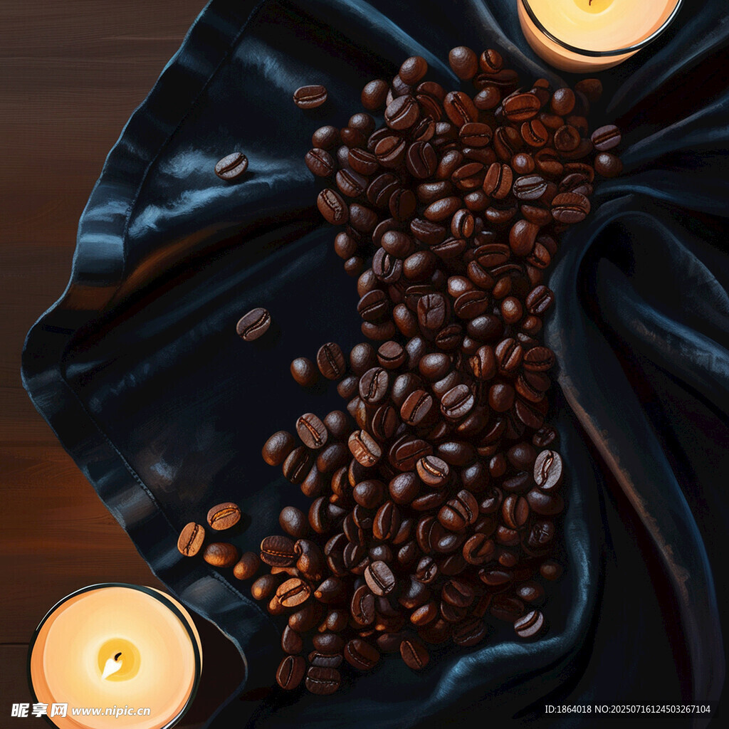 高清咖啡豆摄影