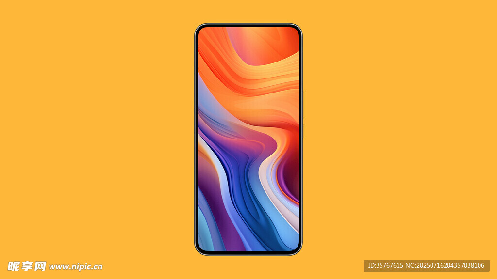 时尚绚丽智能手机展示样机