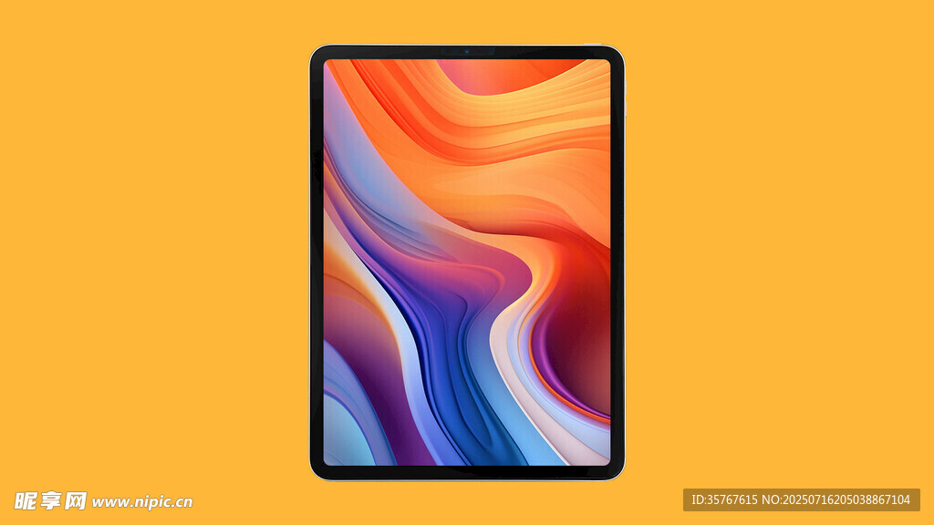 绚丽色彩平板电脑展示样机