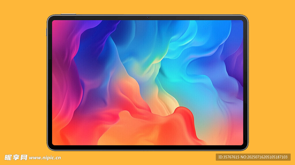 绚丽色彩平板电脑展示样机