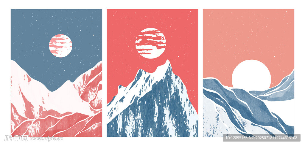 山川与日月景象