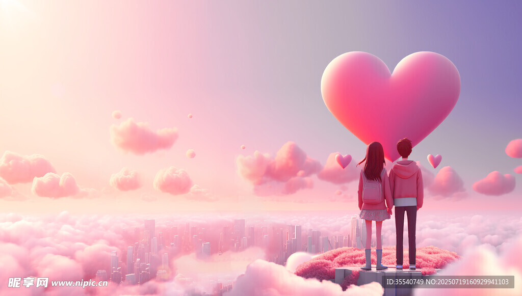 浪漫520情人节恋爱爱情情