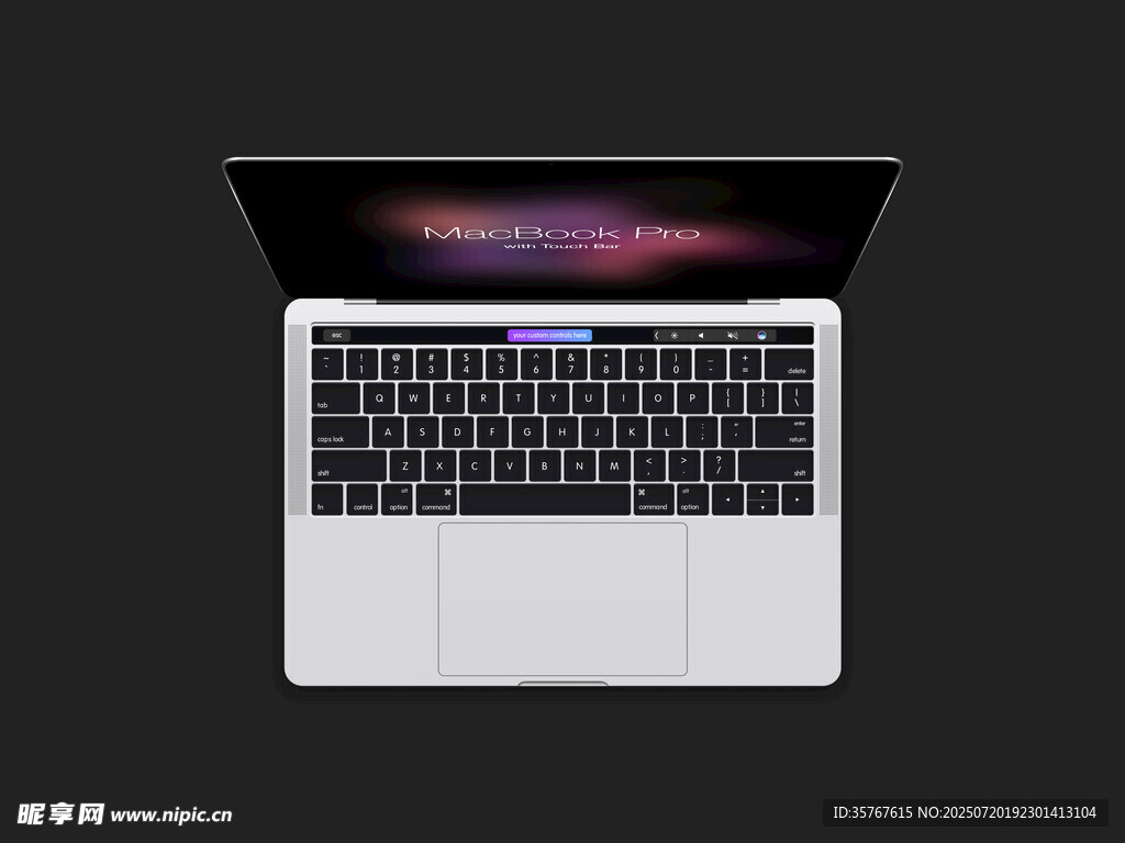 时尚轻薄笔记本电脑展示样机