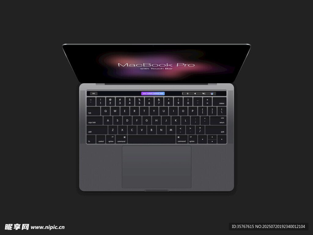 时尚轻薄笔记本电脑展示样机