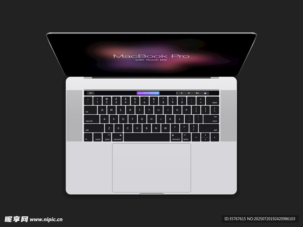 时尚轻薄笔记本电脑展示样机