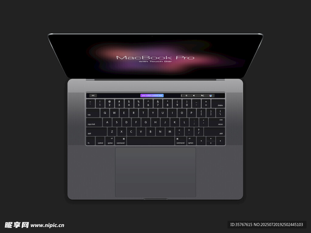 时尚轻薄笔记本电脑展示样机