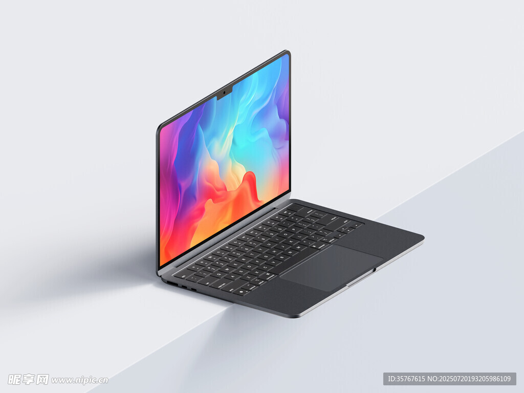 时尚轻薄笔记本电脑展示样机