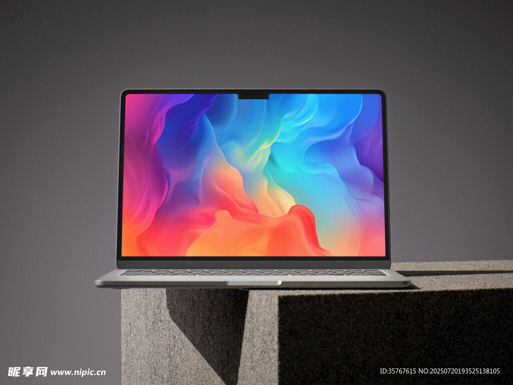 现代简约风笔记本电脑展示样机