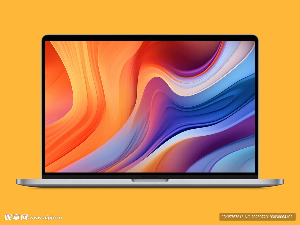 时尚笔记本电脑展示样机