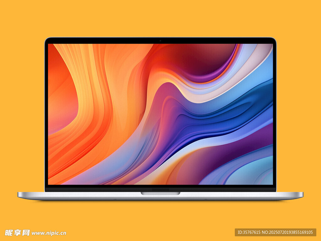 时尚笔记本电脑展示样机