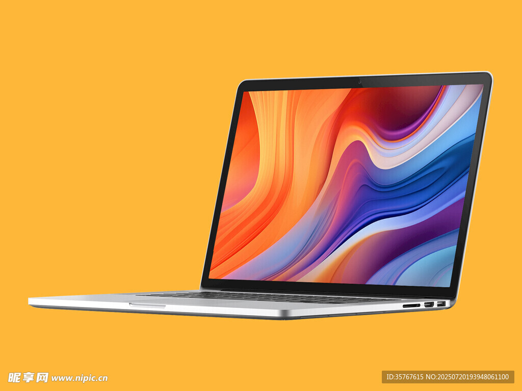 时尚轻薄笔记本电脑展示样机