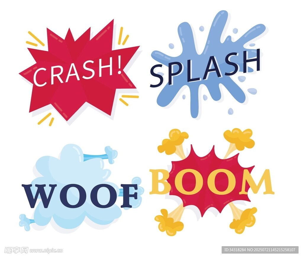 卡通风格图标集合