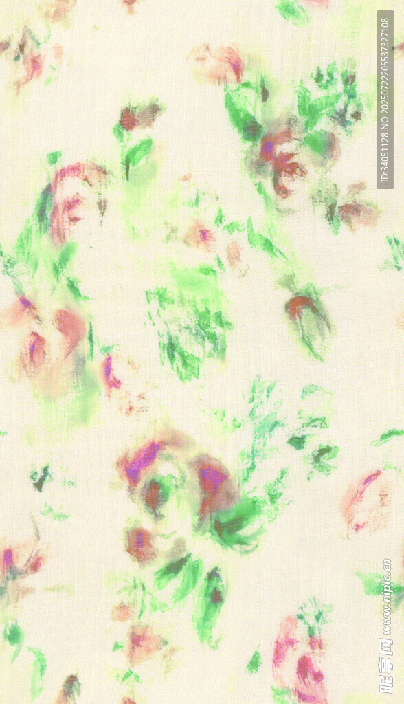 多彩花卉抽象纹理图案