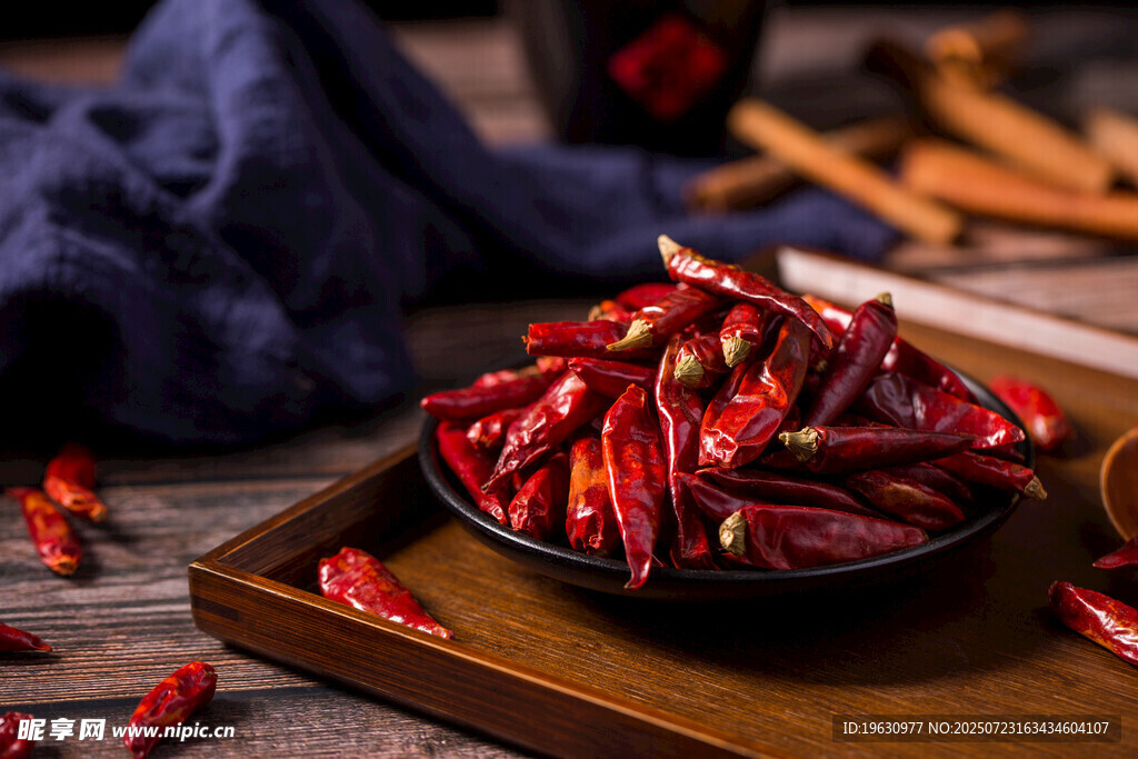 盘中红辣椒