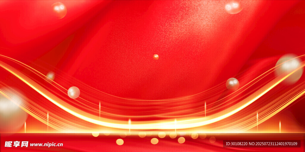 红色背景