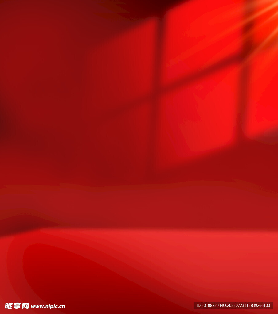 红色背景