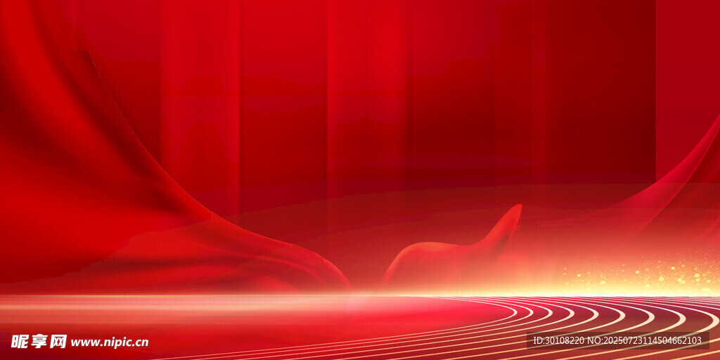 红色背景