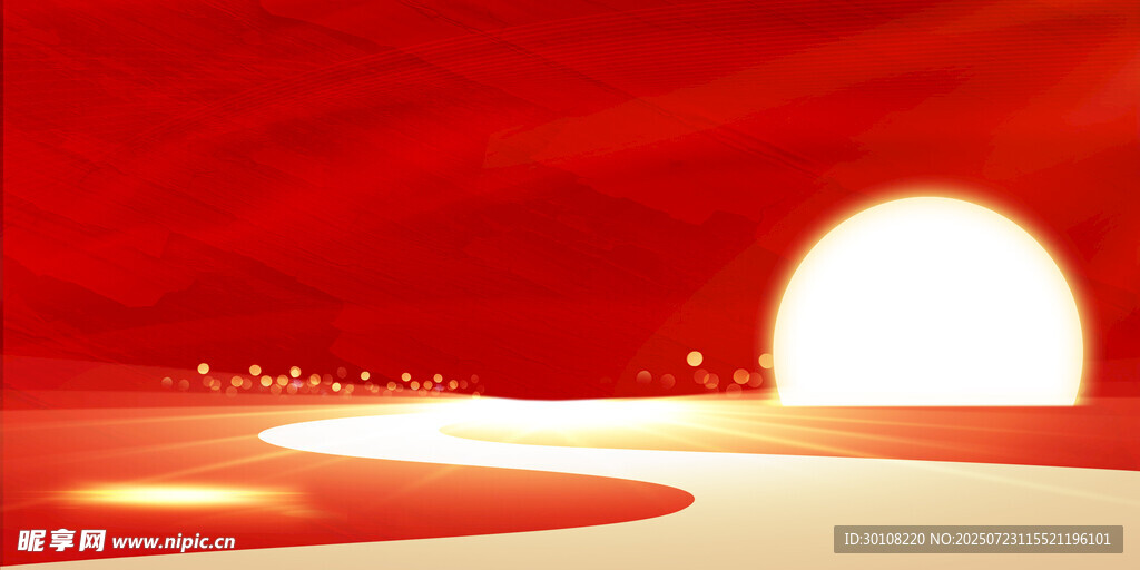 红色背景