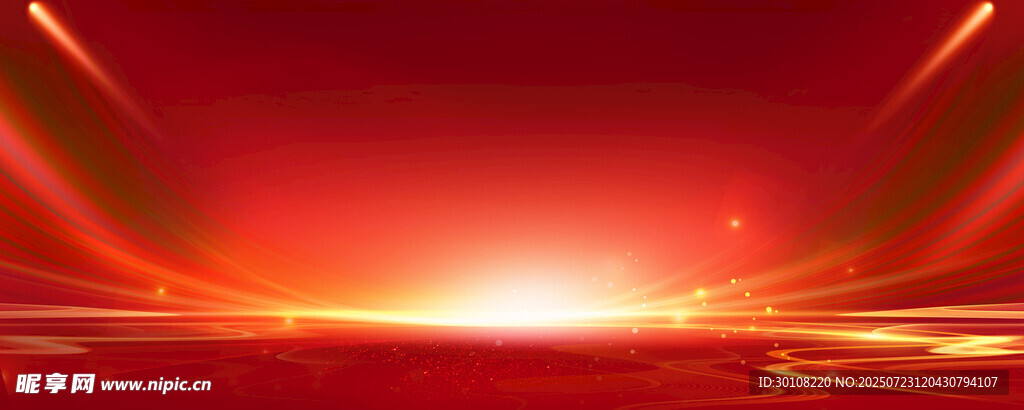 红色背景